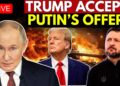 Trump Indicators Orders LIVE | 'I'd Like To Purchase…': Trump Accepts Putin's Provide; US To Ditch Zelensky?
