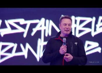 Tesla shareholder assembly w/ Elon Musk SUPERCUT