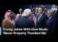 Trump Jokes With Elon Musk at Saudi Discussion board: ‘Has He Ever Thanked Me Correctly?’ | AC1G