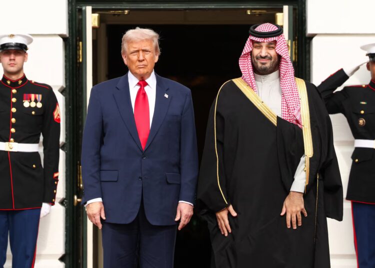 Trump hosts Saudi crown prince for pomp-filled, deal-making go to Trump hosts Saudi crown prince for pomp-filled, deal-making go to