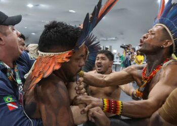 Protesters drive their approach into COP30 summit venue, conflict with safety