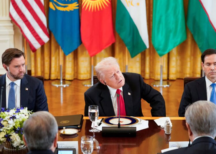 Trump meets Central Asian leaders to spice up important mineral ties Trump meets Central Asian leaders to spice up important mineral ties