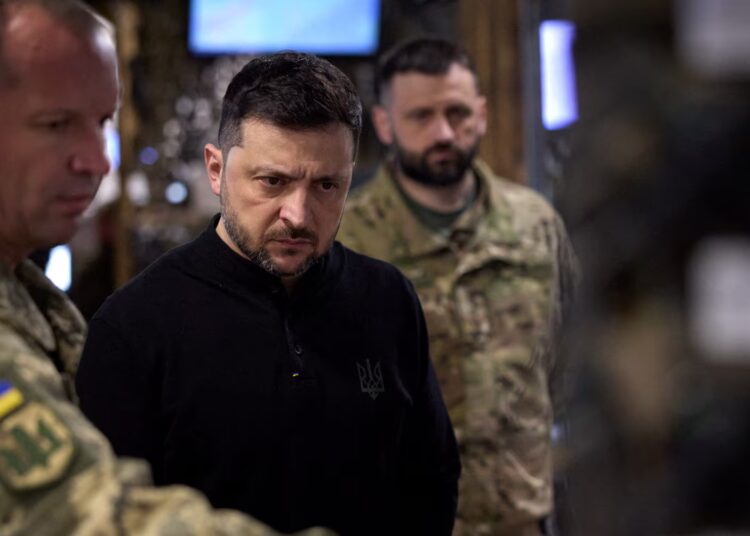 Zelenskiy visits troops close to Zaporizhzhia entrance as Russian stress mounts