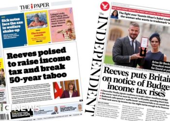 Reeves poised to interrupt 50-year tax ‘taboo’ and ‘Come up, Sir Becks’