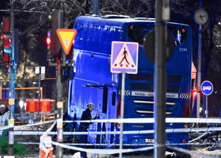 A number of killed after bus crashes into bus cease in Stockholm