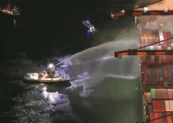 Cargo ship catches hearth at Port of Los Angeles, prompting evacuations