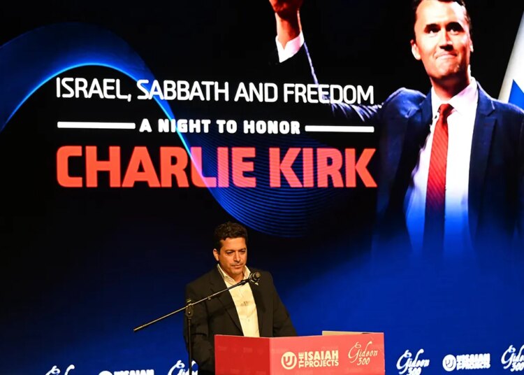 Charlie Kirk memorial in Jerusalem attracts 300 attendees to honor his legacy
