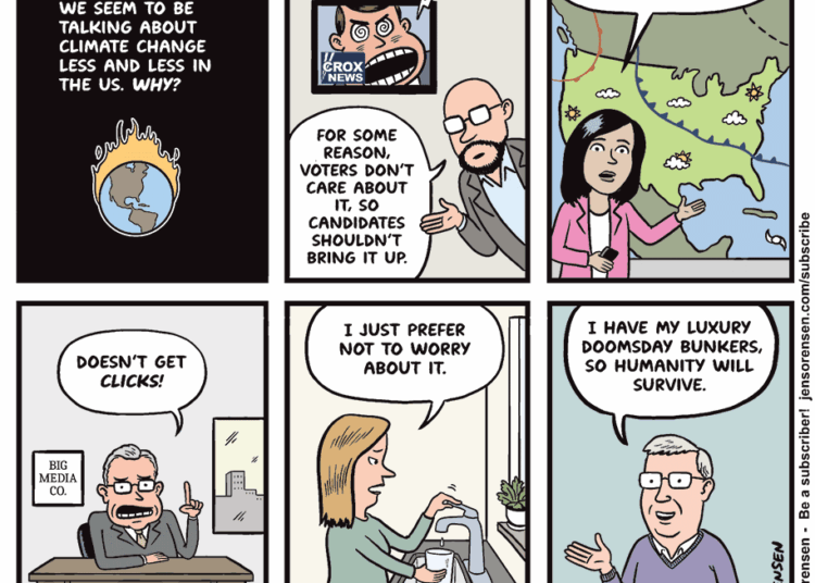 Cartoon: Local weather silence – Each day Kos Cartoon: Local weather silence – Each day Kos