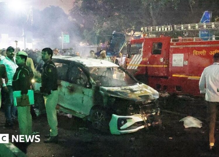 Delhi explosion: Eight killed after explosion close to Purple Fort landmark, police say