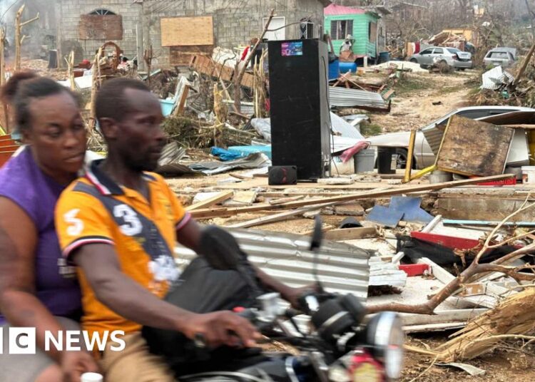 Assist struggles to succeed in Jamaican cities devastated by hurricane