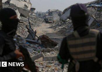 Hamas palms over three coffins it says include our bodies of Gaza hostages Hamas palms over three coffins it says include our bodies of Gaza hostages