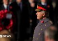Remembrance Sunday: King leads two-minute silence at Cenotaph – reside updates Remembrance Sunday: King leads two-minute silence at Cenotaph – reside updates