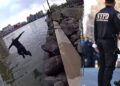 NYPD officers rescue teen woman from freezing waters