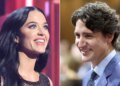 Katy Perry declares she’s courting somebody as Justin Trudeau wears shark costume