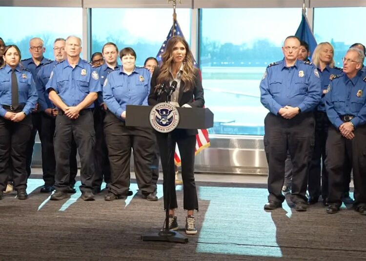 Kristi Noem awards TSA bonuses, publicizes  billion expertise improve