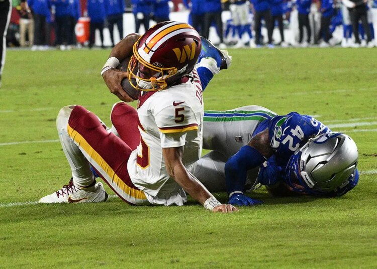 Commanders’ Jayden Daniels suffers horrific harm vs Seahawks