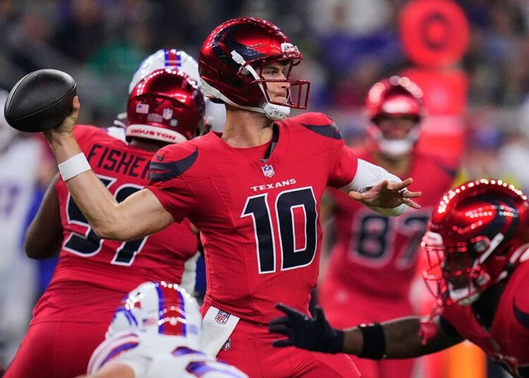 NFL information: Texans disrupt Payments’ Josh Allen in upset win