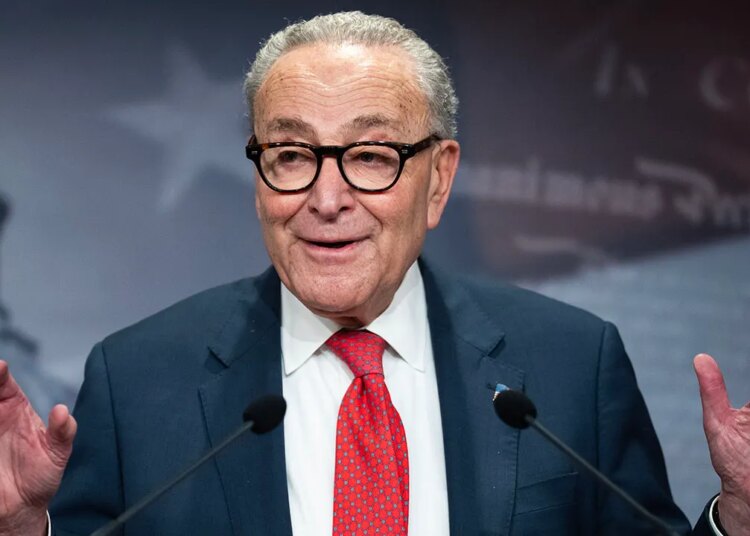 Eight Senate Democrats joined Republicans to start the tip of the shutdown