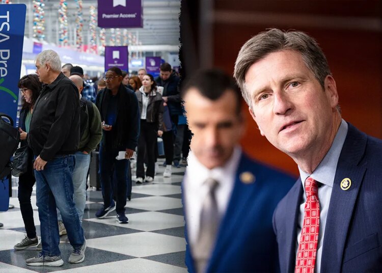 Dem lawmaker sides with Trump officers as FAA slashes flights at 40 airports