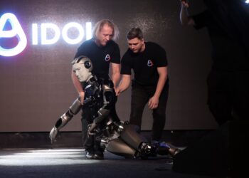 Watch this AI robotic face-plant onstage throughout Russia debut Watch this AI robotic face-plant onstage throughout Russia debut