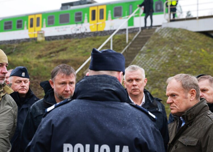 Poland says 2 Ukrainians working for Russia are suspected in railway monitor blast Poland says 2 Ukrainians working for Russia are suspected in railway monitor blast