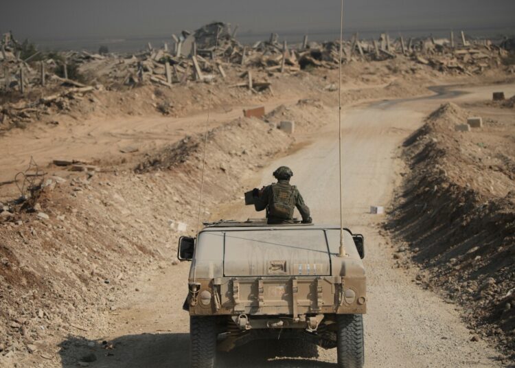 City neighborhood in northern Gaza decreased to rubble by Israeli forces City neighborhood in northern Gaza decreased to rubble by Israeli forces