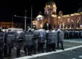 Riot police separate opponents, loyalists of Serbia’s president as tensions soar amid protests Riot police separate opponents, loyalists of Serbia’s president as tensions soar amid protests