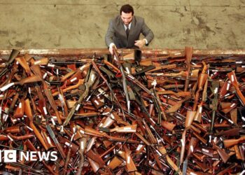 Australia was seen as a world chief in gun management