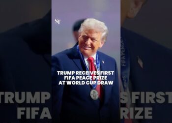 Trump receives first FIFA peace prize at World Cup draw