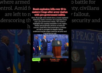 Bomb explosion kills over 30 in japanese Congo after military clashes with pro-government militia