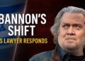 Why Did Steve Bannon TURN on Israel? His Lawyer Responds Why Did Steve Bannon TURN on Israel? His Lawyer Responds