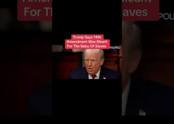 Trump Says 14th Modification Was Meant For Previously Enslaved