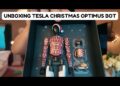 Unboxing Tesla Christmas Optimus Bot