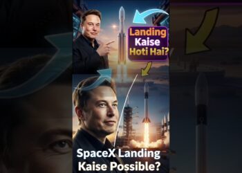 SpaceX Ne Rocket Touchdown Kaise Doable Ki? | Thoughts-Blowing Tech! #shorts #falcon9