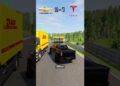 Epic battle, Chevrolet Silverado vs Tesla Cybertruck, Who will win? #beamng #beamngdrive #recreation