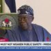 Pres. Tinubu Orders Full Enforcement Of VIP Police Redeployment Pres. Tinubu Orders Full Enforcement Of VIP Police Redeployment