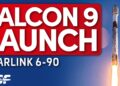 SpaceX Falcon 9 launches Starlink 6-90