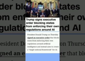 “Trump Blocks States' AI Legal guidelines: New Govt Order Shakes America! #shorts #shortvideo