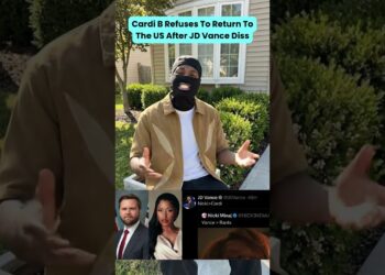 Cardi B Refuses To Return To The US After JD Vance Diss #pattern #cardib #hiphop #rap #celeb