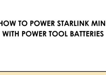 Find out how to Energy Starlink Mini with Energy Instrument Batteries