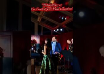 “Vacation Cheer at Vice President J.D. Vance’s Residence” #ushavance #jdvance #usa  #christmas