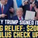 FINALLY TRUMP SIGNED IT! Large 00 Stimulus Test Replace | NEW EXECUTIVE ORDER | Reduction to Hundreds of thousands!