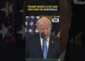 #watch | Trump Sends ‘Love and Prayers’ to Australia After Bondi Seashore Assault | #shorts