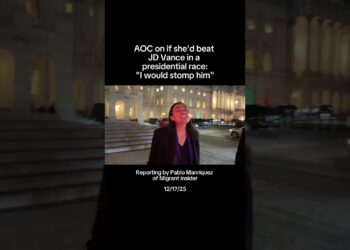 AOC on Working Towards JD Vance in 2028: 'I’d STOMP HIM'
