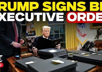 LIVE: President Donald Trump Indicators Government Orders from the Oval Workplace | White Home | US Information