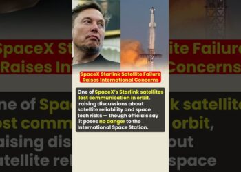 SpaceX Starlink Satellite tv for pc Failure Raises Worldwide Considerations || #SpaceX#Starlink#StarlinkFailure