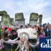 ‘I really feel particular, in my coronary heart’: 1000’s collect at Stonehenge for winter solstice | Stonehenge