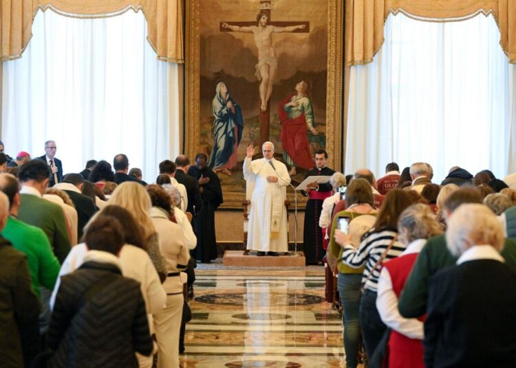 Pope to Spanish pilgrims: Comply with Jesus with the saints’ examples