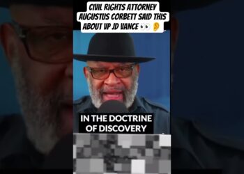 Civil rights legal professional Augustus Corbett stated this about VP JD Vance #america #politics #shorts