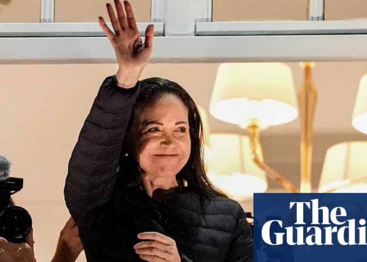 Venezuelan Nobel peace prize winner greets crowds in Oslo after practically a 12 months in hiding | María Corina Machado Venezuelan Nobel peace prize winner greets crowds in Oslo after practically a 12 months in hiding | María Corina Machado